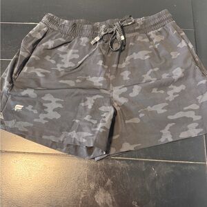 Fabletics The One Tonal Camo Athletic Drawstring Shorts